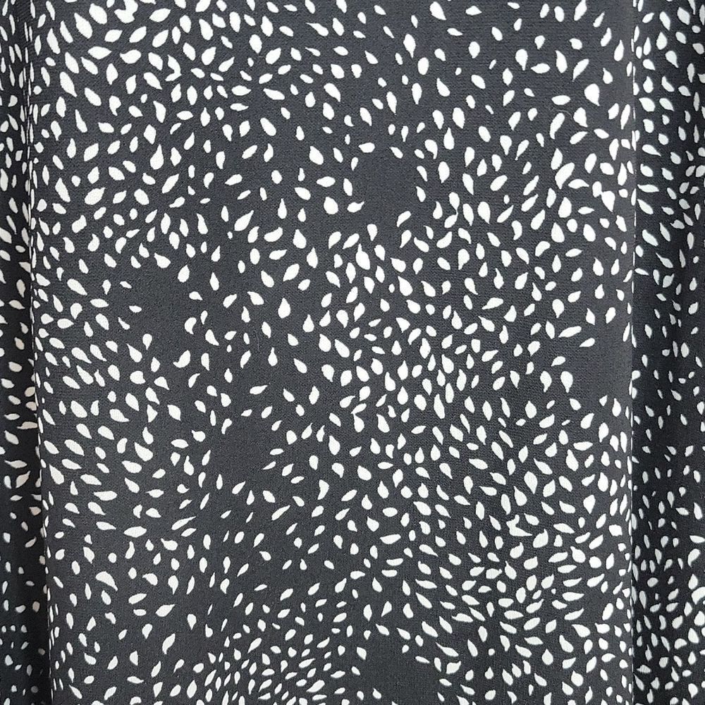 LIZ CLAIBORNE Black and White Stretch A Line Skirt Medium - Picture 3 of 5